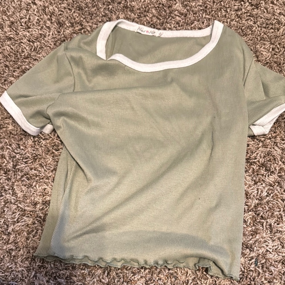 Shirt green blouse